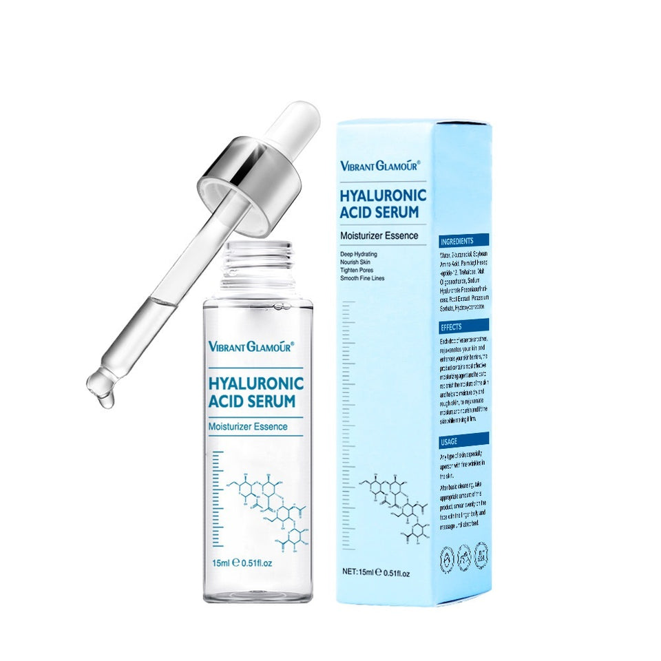 Hyaluronic Acid Face Serum Anti-Aging Shrink Pore Whitening Moisturizing Cream Dry Skin Care