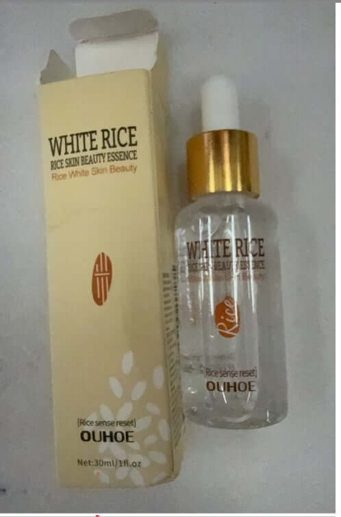 HOREC White Rice Whitening Serum Face Moisturizing Cream Anti Wrinkle Anti Aging Face Fine Lines Acne Treatment Skin Care 15ml.